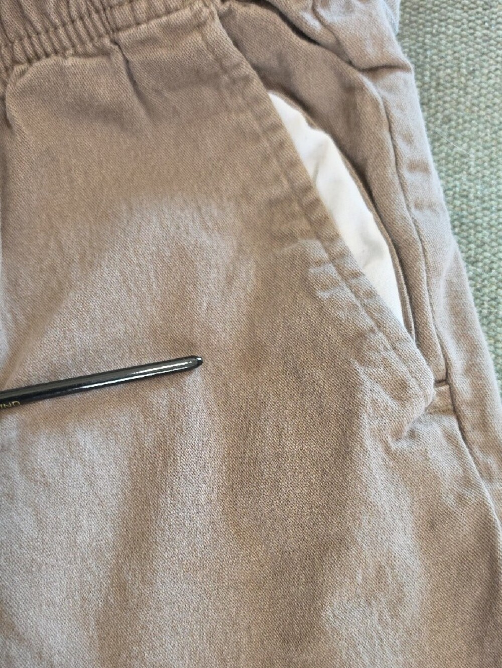 Old Navy 10-12 Elastic-Waist Drawstring Pants - Brown, Gray, Washed Black - Picture 4 of 11